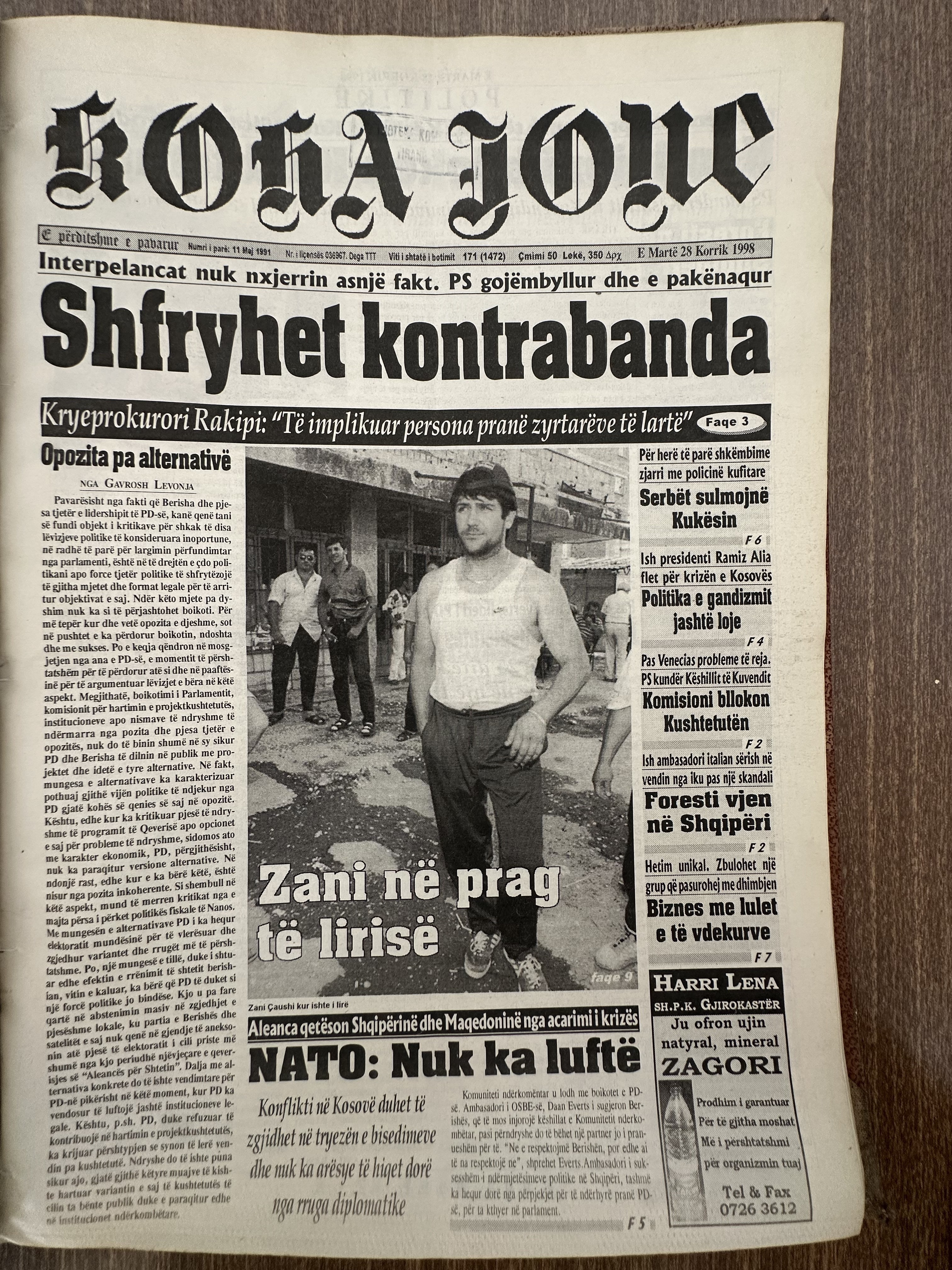 Koha Jonë 1998-07-28